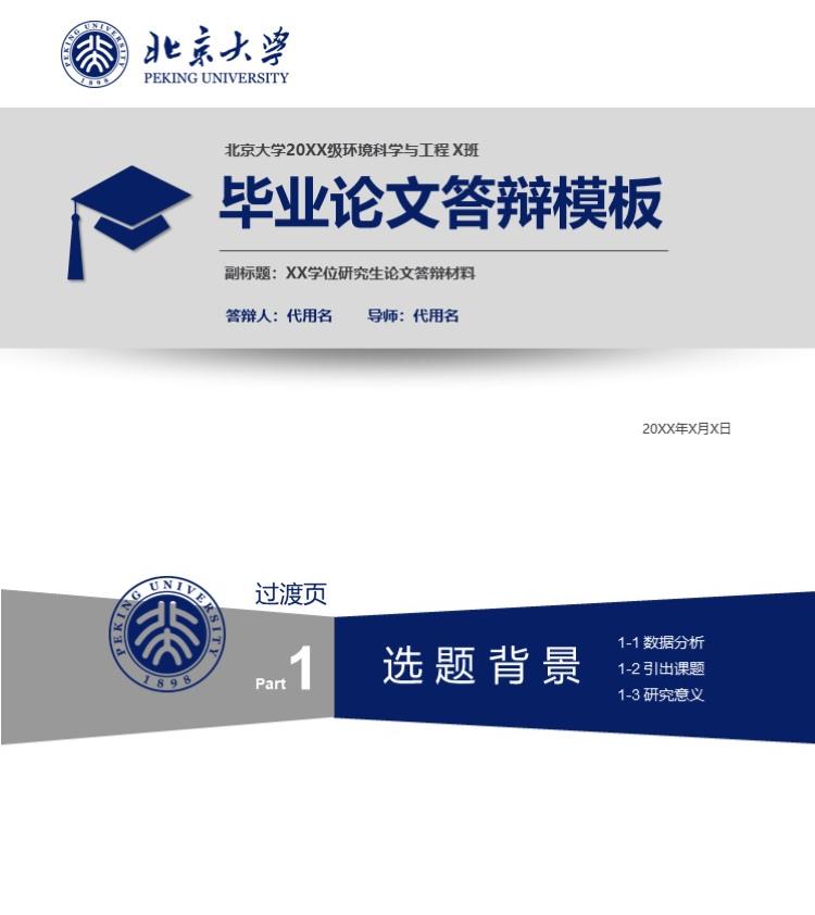 毕业论文答辩模板