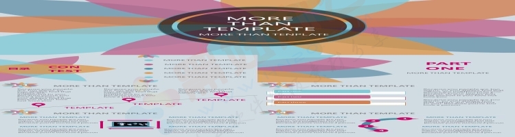 淡灰色商务PPT多模板